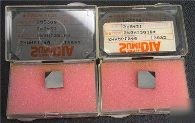 2 sumitomo spg 421 DA2200 pcd diamond inserts r=$100 ea