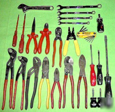 Lot of professional grade hand tools (pre-owned)