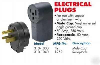 Male & female welders plugs # 42 & 1252