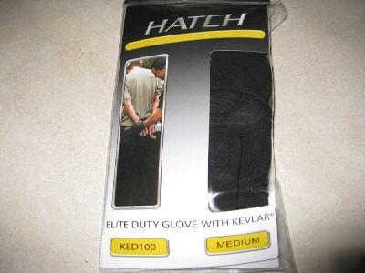 New hatch elite duty glove w/ kevlar - size md, brand 