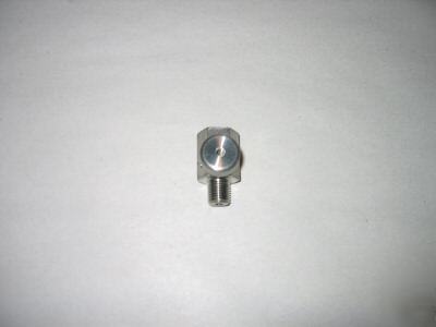 Scuba paintball compressor stainless steel bleed valve