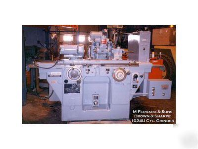 Brown & sharpe cylindrical universal grinder 1024U