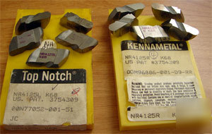 10PC kennametal NR4125R/l K68 top notch insert