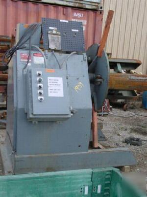 6000 lb american steel line auto ctr coil reel #23762