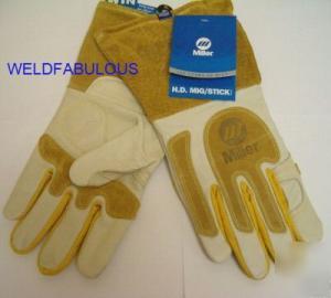 Miller 227822 mig welding gloves medium
