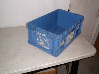 Orbis reusable plastic bin tote heavy duty container