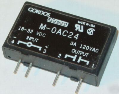 Gordos crouzet m-OAC24 18-32VDC 3A 120VAC i/o relay mod