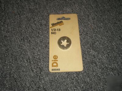 New disston 1/2-13 nc solid round die