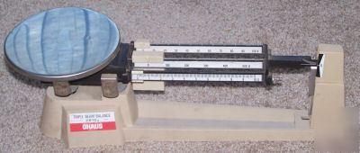 Ohaus triple beam balance weight scales