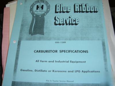 International farmall tractor carburetor manual a b h m