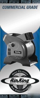 New air king 9550 pivoting portable fan mfg warranty