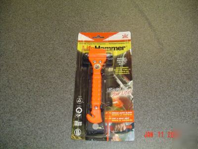 New life hammer, seat belt cutter with brackets