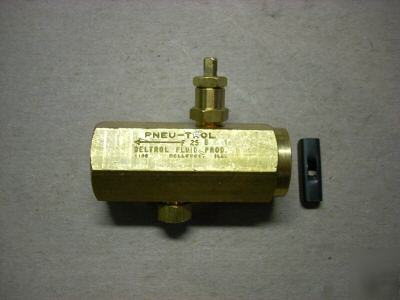  deltrol pneutrol flow control valve 3/8