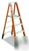 Werner P7408 fiberglass platform ladder