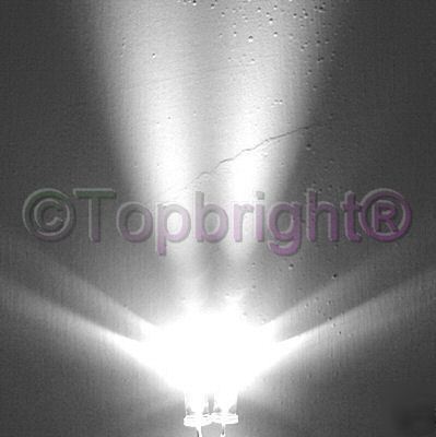 1000X ultrabright white led 5MM 40,000MCD free r&s/h