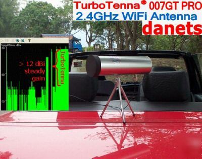 +12DBI turbotenna antenna wifi 802.11G 2.4GHZ w/tripod