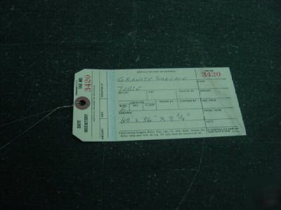 Granite surface plate with heavy metal stand 3FT x 5FT.