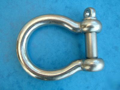 New brand 6MM stainless steel 316 bow shackles