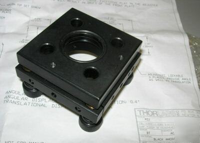 New thorlabs inc. optical mount KC1 w/3 locking screws