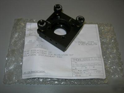 New thorlabs inc. optical mount KC1 w/3 locking screws