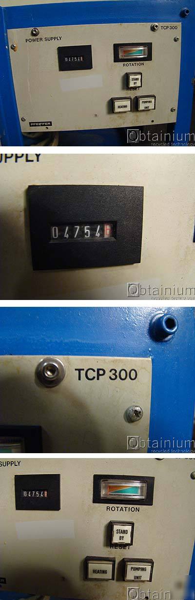 Alcatel asm-10 helium leak detector pfeiffer TCP300