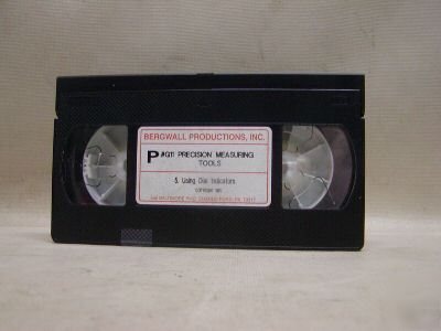 Dial indicators use, training tape vhs used