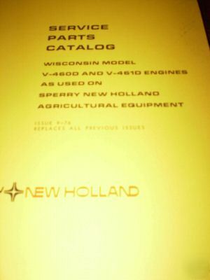 New holland wisconsin V460-d, v-461D engine parts cat