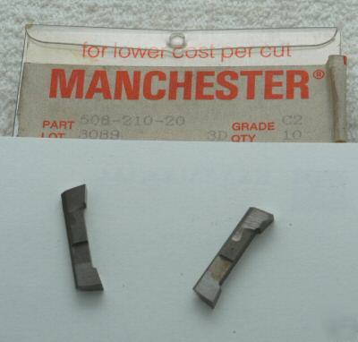 New manchester 508-210-20 grade C2 10PC carbide ins. 