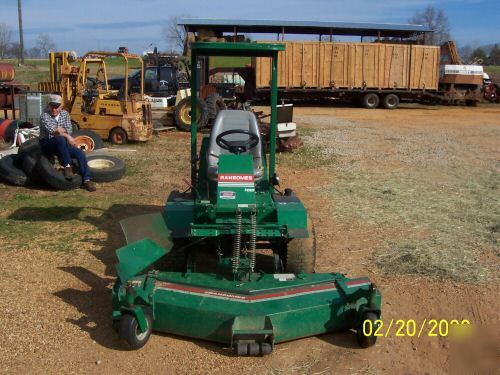 Ransomes 6 foot deck mower diesel engine