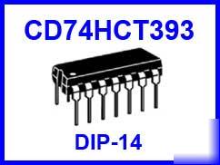 CD74HCT393 74HCT393 74HC393 dual 4-bit binary counter