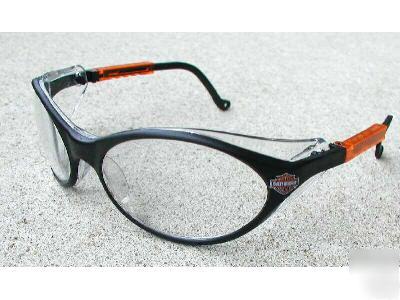 Harley davidson clear safety glasses HD101 w/ neck cord