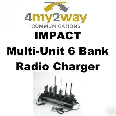 Impact universal rapid 6 bank muc charger ac/dc-6