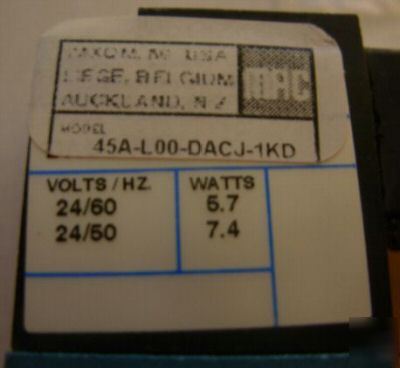 Mac valves solenoid valve 45A-L00-dacj-1KD {lot of 3}
