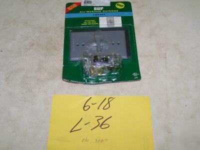 1 bwf cover single pole 10A 125V with gasket & screws