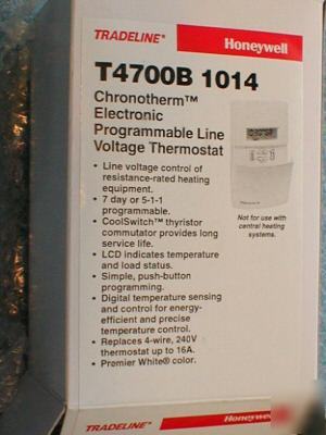 Honeywell programmable line voltage thermostat