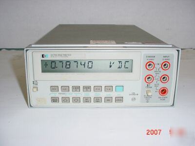 Hp / agilent 3478A digital multimeter (bad unit)