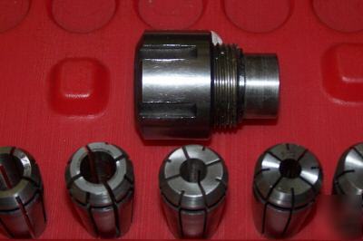 R-8 collet holder & collet set, plus a 2ND set.