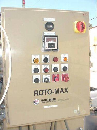 Roto-max/roto-finish centrifugal deburring mach 2 cu/ft