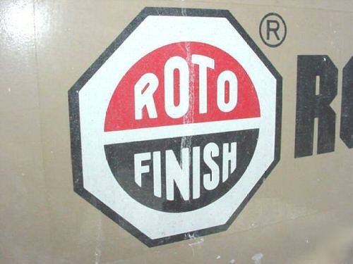 Roto-max/roto-finish centrifugal deburring mach 2 cu/ft