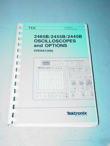 Tektronix 2465B oscilloscope 400MHZ w/ P6137 