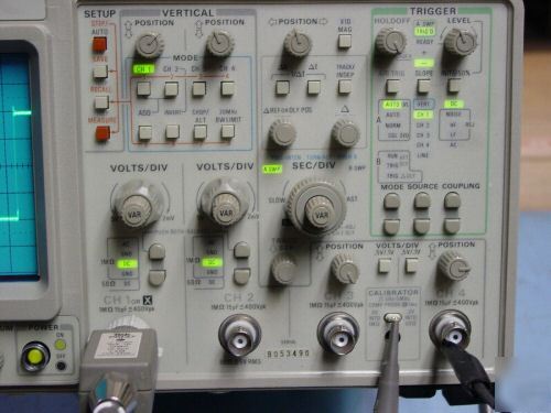 Tektronix 2465B oscilloscope 400MHZ w/ P6137 