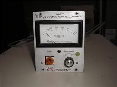 Veeco tg-7 thermocouple gauge control 220-240 vac