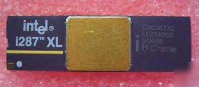 C80287XL, math coprocessor, intel, 40 pin dip, 1 ea.