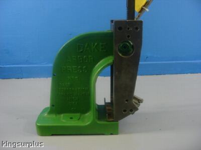 Dake arbor press adjustable foot press parts @ ang