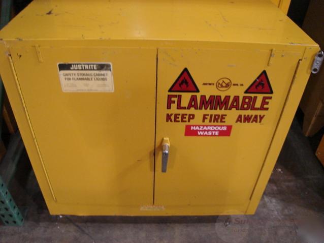 Justrite 25732 flammable storage cabinet
