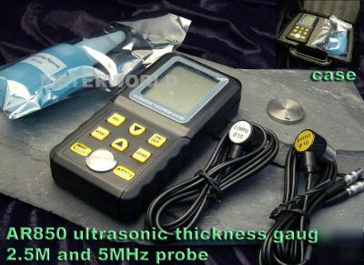 NEW850 metal pvc glass ultrasonic thickness meter gauge