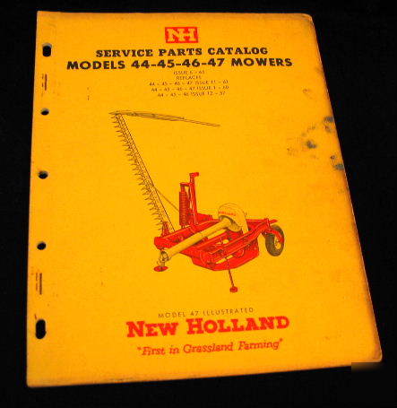New holland models 44 45 46 47 mowers