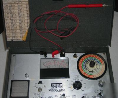 Texscan theta-com model 7272 signal level meter