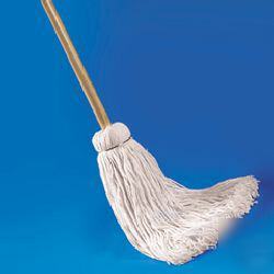 Unisan traditional wooden handle deck mop-16OZ-cotton