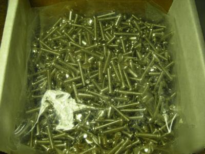 Waldom binder head machine screws steel- nickel plated 